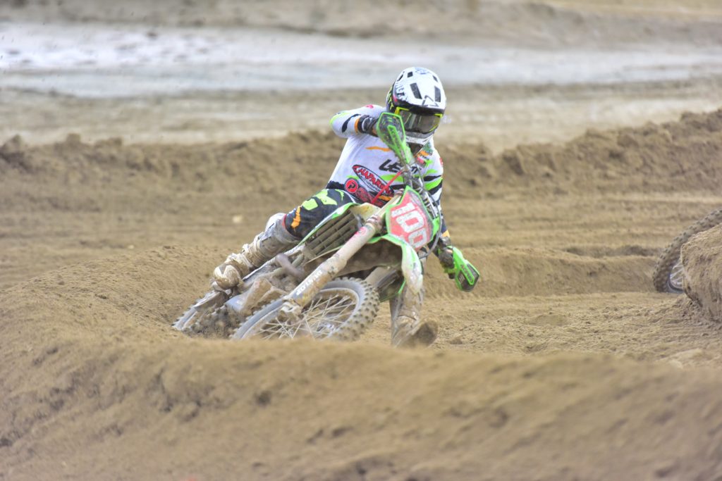 zach bell riding his kx450x at the 2023 glen helen ngpc